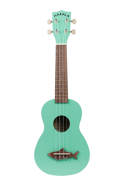 Kala Makala Shark Surf Green Soprano Ukulele - WILD FLIER GIFTS AND APPAREL