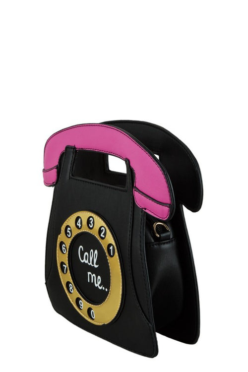 “Call Me” Classic Phone Novelty Crossbody Bags