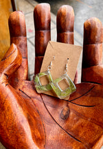 Frog Fairy Creationz- Diamond Resin Earrings