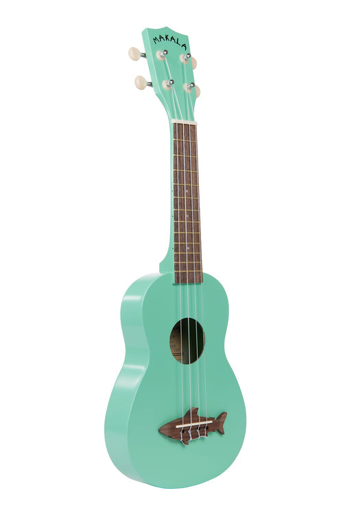 Kala Makala Shark Surf Green Soprano Ukulele - WILD FLIER GIFTS AND APPAREL