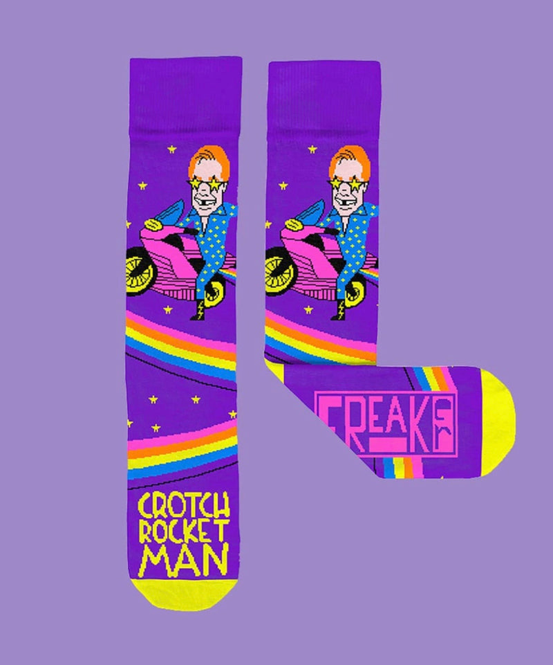 Freaker Feet Socks- Crotch Rocket Man