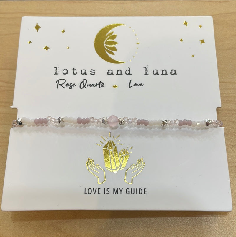 Lotus and Luna Goddess Bracelet Collection