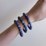 Pebble House Sodalite Bracelet 8mm (Crystals and Stones) - WILD FLIER GIFTS AND APPAREL