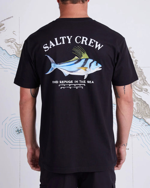 Salty Crew Rooster Premium S/S Tee-Black