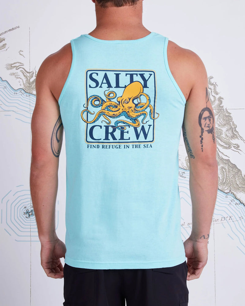 Salty Crew Ink Slinger Tank- Sea Foam