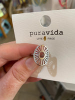 Pura Vida Sunburst Ring-Silver - WILD FLIER GIFTS AND APPAREL