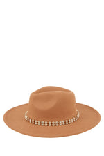 Rhinestone Accent Fedora Hats - WILD FLIER GIFTS AND APPAREL