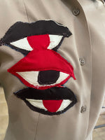 Red By Design #65 Moon With Eyes Button Up - WILD FLIER GIFTS AND APPAREL