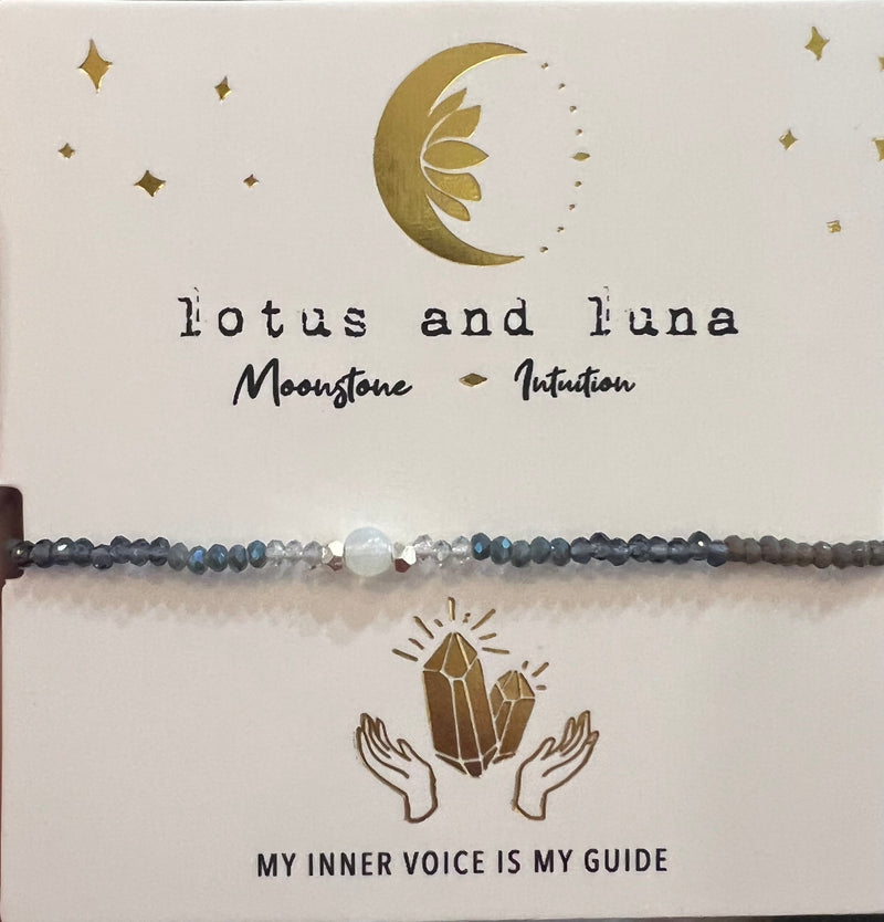 Lotus and Luna Goddess Bracelet Collection