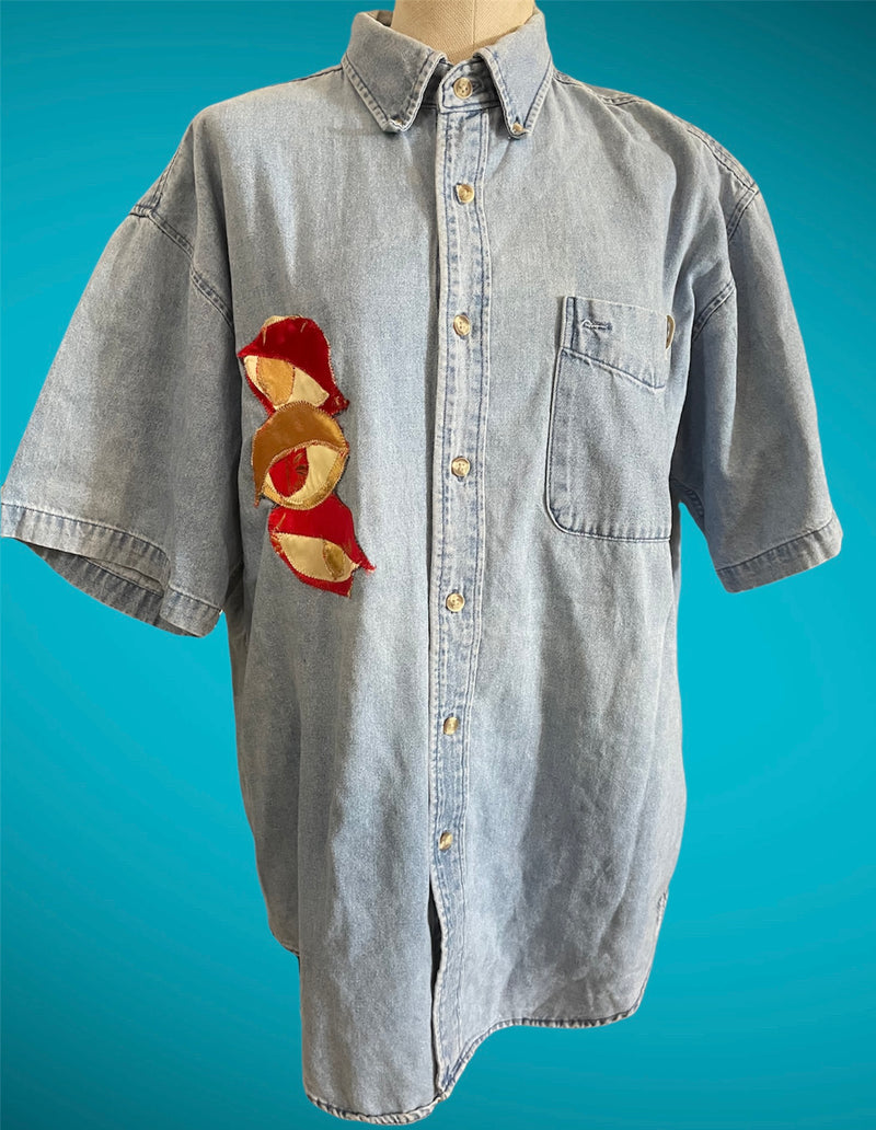 Red By Design #57 Red Snake Button Up - WILD FLIER GIFTS AND APPAREL