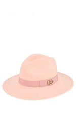 Double O Rhinestone Charm Fedora Hat - WILD FLIER GIFTS AND APPAREL
