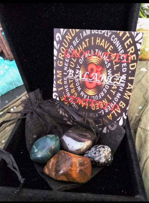 Natures Retreat Balance Crystal Healing Bag - WILD FLIER GIFTS AND APPAREL