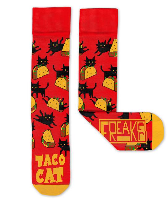 Freaker Feet Socks-Taco Cat