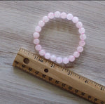 Pebble House Rose Quartz Bracelet 8mm (Crystals and Stones) - WILD FLIER GIFTS AND APPAREL