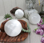 Pebble House Selenite Sphere- Large - WILD FLIER GIFTS AND APPAREL