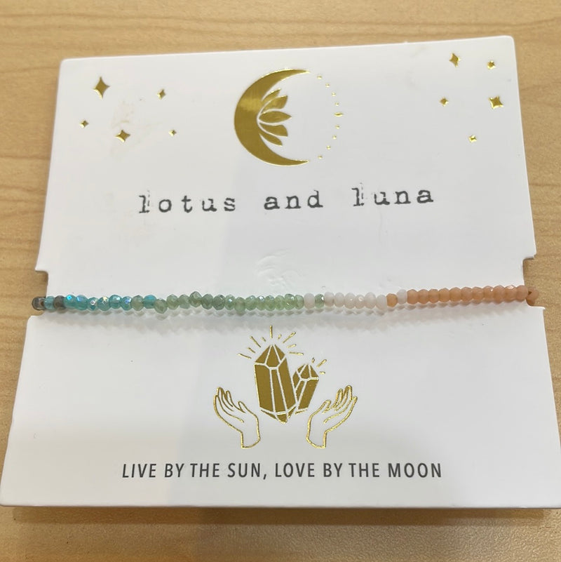 Lotus and Luna Goddess Bracelet Collection