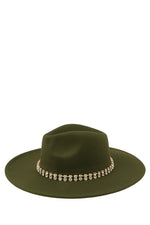 Rhinestone Accent Fedora Hats