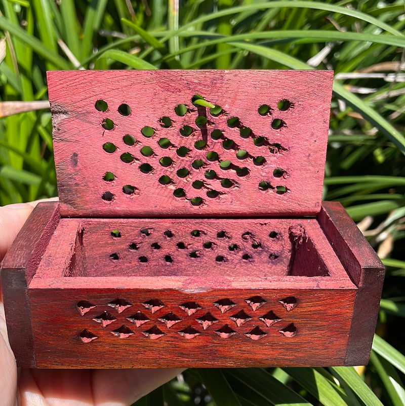 Mini Wooden Coffin Box