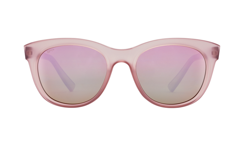 Spy Optic Boundless Matte Translucent Rose Sunglasses