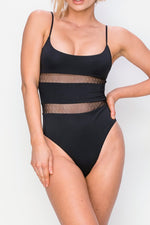 Envya Mesh Inset Seamless One Piece - WILD FLIER GIFTS AND APPAREL