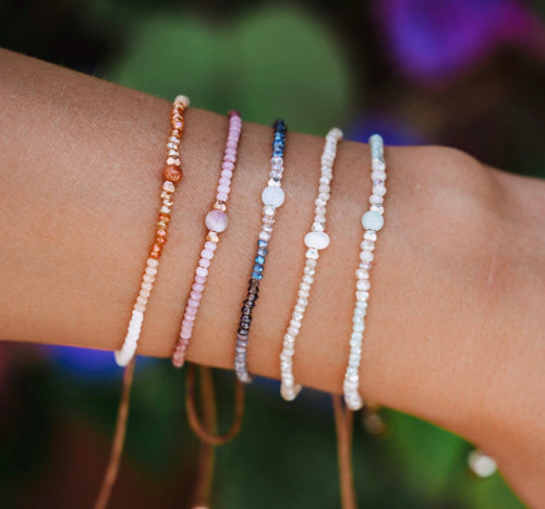 Lotus and Luna Goddess Bracelet Collection - WILD FLIER GIFTS AND APPAREL