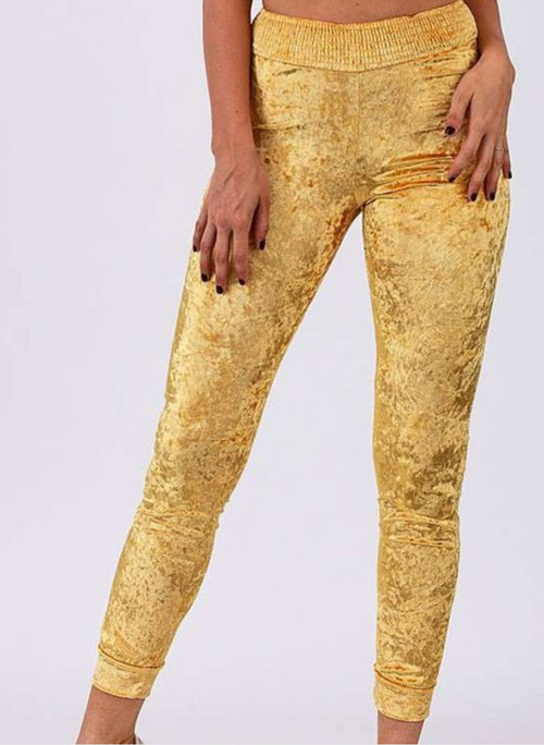 Heart & Hips Crushed Velvet Jogger Pant - WILD FLIER GIFTS AND APPAREL