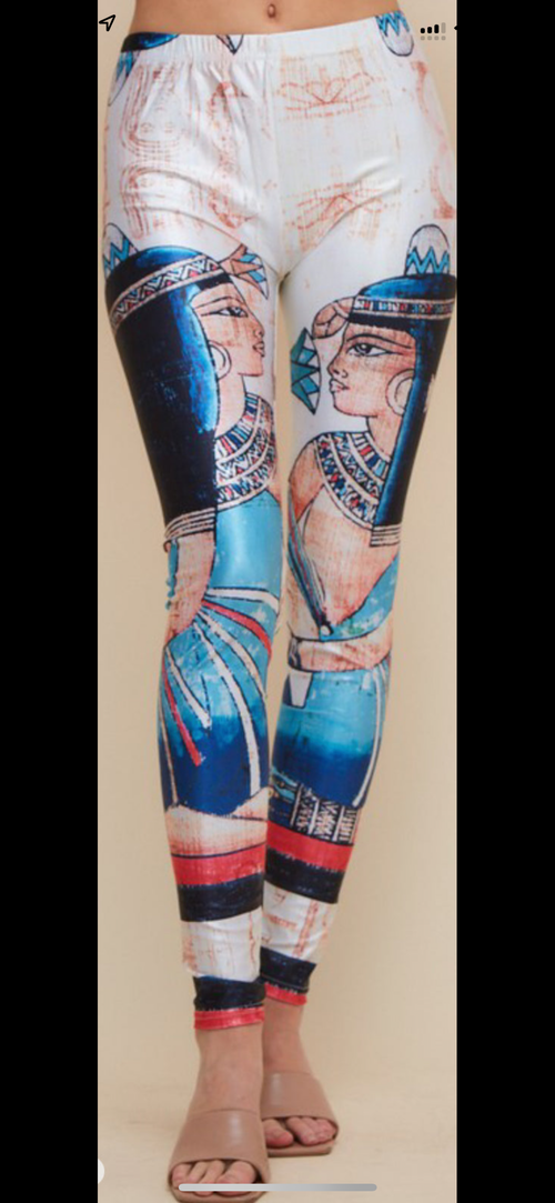 Walk Like an Egyptian Leggings - WILD FLIER GIFTS AND APPAREL