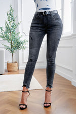 Sweet Lover Fashion High Rise Frayed Ankle Skinny Jeans - WILD FLIER GIFTS AND APPAREL