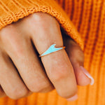 Pura Vida Mother of Pearl Wave Stacking Ring - WILD FLIER GIFTS AND APPAREL
