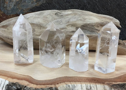 Pebble House Gemstone Tower-Clear Quartz - WILD FLIER GIFTS AND APPAREL