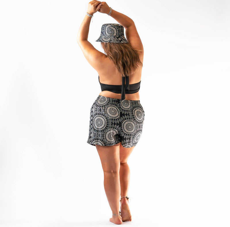 Lotus and Luna Bondi Shorts - WILD FLIER GIFTS AND APPAREL