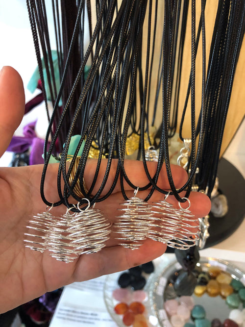 Wire Coil Necklaces - WILD FLIER GIFTS AND APPAREL