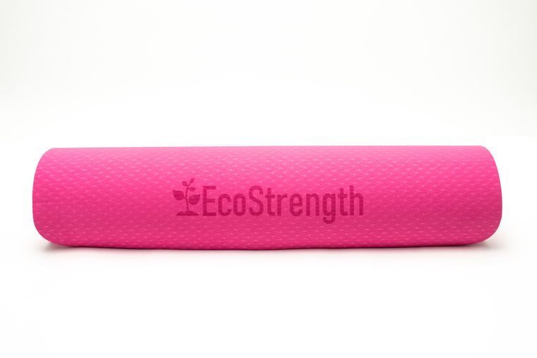 EcoStrength Double Pink Reversible Yoga Mat - WILD FLIER GIFTS AND APPAREL