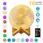 ZK20 Dropshipping USB Rechargeable 3D Print Moon Lamp Night Light Creative, Home Decor Globe | WILD FLIER GIFTS AND APPAREL