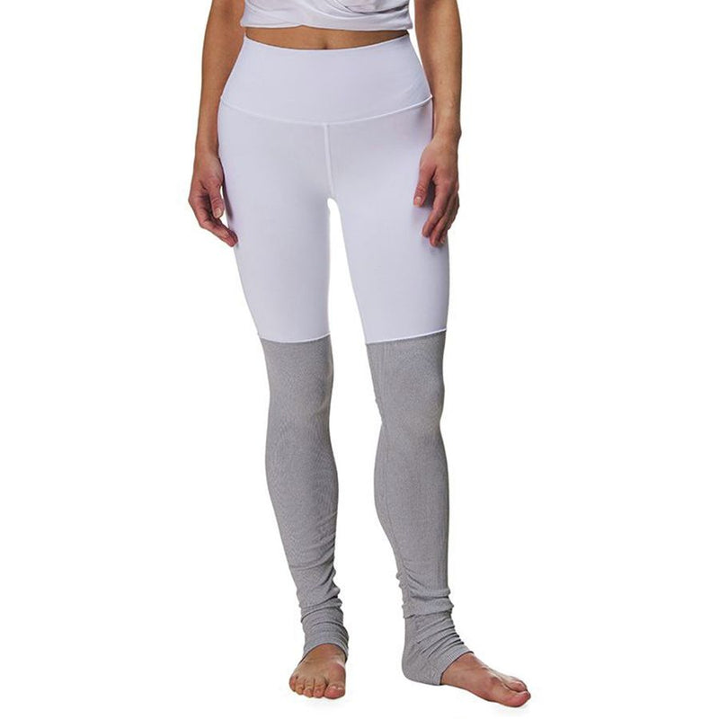 ALO Yoga Goddess Ribbed Leggings Mint/Light Turquoise & Gray size Large |  eBay